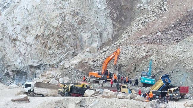 Update Longsor Tambang Gunung Kuda Cirebon Tewaskan 14 Orang, Pencarian Korban Dilanjutkan Hari ini Setelah Ada Longsor Susulan