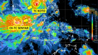 Dua Siklon Tropis Senyar dan Koto Jauhi Indonesia, Potensi Hujan Ekstrem Masih Mengintai Aceh hingga Sumbar