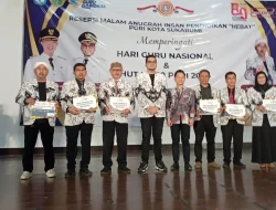 Ketua PGRI Kota Sukabumi Mengucapkan Terimakasih Kepada Pemerintah Daerah Telah Memfasilitasi HUT HGN dan HUT PGRI Tingkat Kota Sukabumi