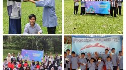 Santunan Munggah Bahagia Yayasan Yatim Dhuafa Ibadurrahman di Bumi Perkemahan Kiara Payung