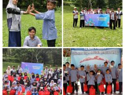 Santunan Munggah Bahagia Yayasan Yatim Dhuafa Ibadurrahman di Bumi Perkemahan Kiara Payung