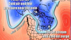 Pemisahan Polar Vortex Ancam Cuaca Ekstrem Belahan Bumi Utara Maret 2026