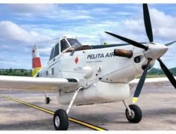 Pesawat Pelita Air Service Jatuh Di Nunukan